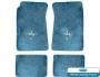 FORD MUSTANG 1964-1973 COUPE FASTBACK KIT SET DE TAPIS DE SOL BLEU BRILLANT Custom full size carpet floor mats bright blue SCOTT DRAKE ACC-FM-CPFB-BB