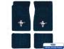 FORD MUSTANG 1964-1973 COUPE FASTBACK KIT SET DE TAPIS DE SOL BLEU FONCE Custom full size carpet floor mats Dark Blue SCOTT DRAKE ACC-FM-CPFB-DB