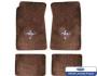 FORD MUSTANG 1964-1973 COUPE FASTBACK KIT SET DE TAPIS DE SOL GINGEMBRE Custom full size carpet floor mats Ginger SCOTT DRAKE ACC-FM-CPFB-GI