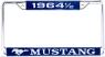 OBS FORD MUSTANG 1964 ENTOURAGE DE PLAQUE D IMMATRICULATION (vendu a l`unit) date license plate frames SCOTT DRAKE ACC-LPF-64 1/2