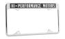 FORD MUSTANG 1964-1973 CADRE DE PLAQUE D IMMATRICULATION HAUTE PERFORMANCE MOTORS high Performance Motors Licence Plate Frame SCOTT DRAKE ACC-LPF-HPM