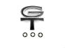 FORD MUSTANG 1967 EMBLEME DE BOUCHON DE RESERVOIR D ESSENCE GT NOIR gas cap emblem gt black ACP FM-EG012GB C7ZZ-9030-EM