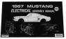 FORD MUSTANG 1967 MANUEL DE FAISCEAU ELECTRIQUE  Electrical assembly manual SCOTT DRAKE AM-18