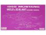 FORD MUSTANG 1968 ELEMENTS CARROSSERIE ET JOINTS Weld sealant assembly manual SCOTT DRAKE AM-24