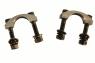 FORD MUSTANG 1964-1973 KIT GRAND U 1330 MAINTIENS CROISILLONS DE L ARBRE DE TRANSMISSION AU NEZ DE PONT Fastshafts Billet U-Bolt Strap Kits BBSK-FS