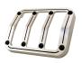 FORD MUSTANG 1965-1966 CONTOUR DE FEU ARRIERE AVEC ACCENTUATIONS ALUMINIUM Billet Tail Light Bezels with Accent Lines SCOTT DRAKE B-13489-A