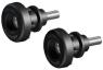 GBR RACING DIABOLOS PIONS DE BEQUILLE DIAMETRE 8mm BA12-8-GBR-SET TRIUMPH DAYTONA 675 / R 2006-2014