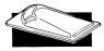 FORD MUSTANG 1964-1973 LENTILLE D ECLAIRAGE DE PLAQUE ARRIERE Rear License Plate Lamp Lens DANIEL CARPENTER C4AZ-13564