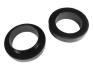 25 MM REHAUSSEUR FORD MUSTANG 1964-1973 PAIRE DE SEMELLES RESSORT AMORTISSEUR POLYURETHANE 1 inch Coil Spring Insulators Black polyurethane SCOTT DRAKE C4DZ-5415-URT