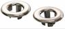FORD MUSTANG 1965-1968 GROMMET DE PASSAGE DE LOQUET DE PORTE PLASTIQUE CHROME Lock knob grommets chrome SCOTT DRAKE C5DZ-6221999-C