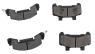 FORD MUSTANG 1965-1969 PLAQUETTES DE FREIN RACING AVANT POUR KIT DISQUE DBC ET SCOTT DRAKE Mustang front disc sc and dbc race brake pads SCOTT DRAKE C5ZZ-2018-SC