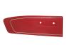 FORD MUSTANG 1964-1965 PAIRE DE PANNEAUX DE PORTE STANDARD ROUGE standard door panels red SCOTT DRAKE C5ZZ-65239423RD