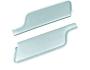 FORD MUSTANG 1966 CABRIOLET DECAPOTABLE CABRIOLET PAIRE DE PARE SOLEIL COULEUR BLEU CLAIR Convertible Sun Visors Light Blue SCOTT DRAKE C5ZZ-7604104-LB