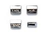 FORD MUSTANG 1967 SET D EMBOUTS DE CONTROL DU CHAUFFAGE AVEC CLIMATISATION ac and heater control set SCOTT DRAKE C7ZZ-18519-ACK
