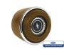 FORD MUSTANG 1967 BLOC CENTRALE BOULE DE VOLANT MARRON horn pad dark saddle SCOTT DRAKE C7ZZ-3623-SA
