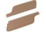 FORD MUSTANG 1967-1968 COUPE ET FASTBACK PARE SOLEIL MARRON CAMEL Sun Visor Saddle SCOTT DRAKE C7ZZ-6504104-SA