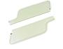 FORD MUSTANG 1967-1968 COUPE ET FASTBACK PARE SOLEIL BLANC Sun Visor White SCOTT DRAKE C7ZZ-6504104-WT