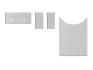 FORD MUSTANG 1967 Deluxe interior Air Conditioning vent aluminium inserts SCOTT DRAKE C7ZZ-6504410-AC