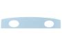 FORD MUSTANG 1968 COUPE PLAGE ARRIERE BLEU CLAIR Vinyl Package tray with holes Light Blue SCOTT DRAKE C7ZZ-6546656LBH