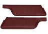 FORD MUSTANG 1967-1968 CABRIOLET PARE SOLEIL ROUGE ROUGE Convertible Sun Visors Dark red SCOTT DRAKE C7ZZ-7604104-DR