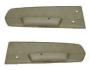 FORD MUSTANG 1967 PAIRE DE PANNEAUX DE PORTE DELUXE LIERRE DORE Deluxe door panels ivy gold SCOTT DRAKE C7ZZ65239423IGD
