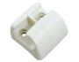 FORD MUSTANG 1968 COUPE CABRIOLET FASTBACK SUPPORT DE PARE SOLEIL CENTRAL NEUTRE PARCHEMIN Center visor bracket Neutral Parchment SCOTT DRAKE C8ZZ-6204132-NE