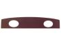 FORD MUSTANG 1968 PLAGE ARRIERE ROUGE FONCE Vinyl Package tray with holes Dark Red SCOTT DRAKE C8ZZ-6546656DRH