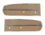 FORD MUSTANG 1968 PAIRE DE PANNEAUX DE PORTE DELUXE MARRON Deluxe door panels saddle SCOTT DRAKE C8ZZ65239423SAD