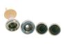 FORD MUSTANG 1969-1970 KIT DE BOUTONS DE RADIO UNIQUEMENT POUR L ORIGINE radio knob set SCOTT DRAKE C9ZZ-18817-K