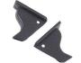 FORD MUSTANG 1969-1970 GARNITURE SPORTSROOF Fastback Trim Caps black pair SCOTT DRAKE C9ZZ-6331490/1A M3548G