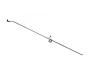 FORD MUSTANG 1969-1970 COUPE CABRIOLET FASTBACK SPORTSROOF Trunk lid prop rod set SCOTT DRAKE C9ZZ-6344206