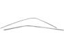 FORD MUSTANG 1969-1970 SPORTSROOF FASTBACK PAIRE DE BAGUETTES CHROME SUR RAIL DE TOIT Drip Rail Molding pair SCOTT DRAKE C9ZZ-6351726/7A