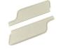 FORD MUSTANG 1969-1970 COUPE ET FASTBACK PARE SOLEIL BLANC Sun Visor White SCOTT DRAKE C9ZZ-6504104-WT