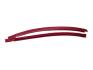 FORD MUSTANG 1969 PAIRE DE QUARTS DE JOINTS DE BORDURE DE TRANCHE ROUGE FONCE quarter pillar windlace dark red SCOTT DRAKE C9ZZ-6531290-DR