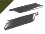 FORD MUSTANG 1969-1973 CABRIOLET PARE SOLEIL LIERRE FONCE Convertible Sun Visors Dark Ivy SCOTT DRAKE C9ZZ-7604104-DI