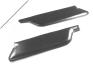 FORD MUSTANG 1969-1973 CABRIOLET PARE SOLEIL WHITE Convertible Sun Visors white SCOTT DRAKE C9ZZ-7604104-WT