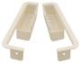 FORD MUSTANG 1969-1970 Deluxe door cups white pair SCOTT DRAKE C9ZZ6524046/7WT