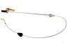 FORD MUSTANG 1967-1968 KIT DE CABLE DE FREIN A MAIN OU PARKING AVANT Concours front parking brake cable assembly  ACP FM-EB008A C7ZZ-2853-A