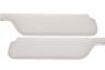 FORD MUSTANG 1965-1966 CABRIOLET PAIRE DE PARE SOLEIL BLANC Convertible Sun Visors white ACME AUTO SV211MCSV