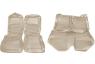 FORD MUSTANG 1967 COUPE SET COMPLET DE COUVRE SIEGE STANDARD PARCHEMIN Full Set Upholstery Standard Distinctive Industries Parchment for 1967 MUSTANG 68106