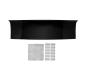 FORD MUSTANG 2010-2014 PANNEAU DE GARNITURE DE COFFRE LISSE NOIR Decklid Panel Smooth Black TPM42