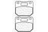 CARBONE LORRAINE PLAQUETTES AVANT SINTER METAL FRITTE 1243 MX10 par forme ( RG 125 , Etrier Radial YCF )