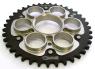 COURONNE SUPERSPROX STEALTH BI-METAL ARGENT PAS ORIGINE 525 41 Dents CL801SS41 DUCATI 1199 PANIGALE 2012-2014