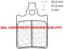 BREMBO SP SINTER PLAQUETTES ARRIERE 1089 GILERA X1 125 1989