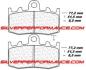 BREMBO SR SINTER RACING ROAD PLAQUETTES AVANT 07BB26SR 1101 BMW R 1200 S 2005-2009 