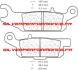CARBONE LORRAINE PLAQUETTES ARRIERE DROITE 1194 ATV1 YAMAHA YFM GRIZZLY EPS 550 2007-2010