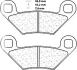CARBONE LORRAINE PLAQUETTES ARRIERE 1222 ATV1 POLARIS SPORTSMAN / TOURING 570 EFI 2011-2014