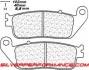 BREMBO SP SINTER PLAQUETTES ARRIERE 07HO31SP 2313 HONDA VFR 750 F 1988-1998 .