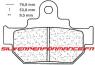CARBONE LORRAINE PLAQUETTES AVANT 2386 XE7 / XC7 SUZUKI RM 250 1986