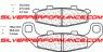 CARBONE LORRAINE PLAQUETTES AVANT 2389 A3+ KAWASAKI EX 500 1994-1996